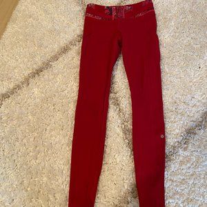 Lululemon Red Leggings